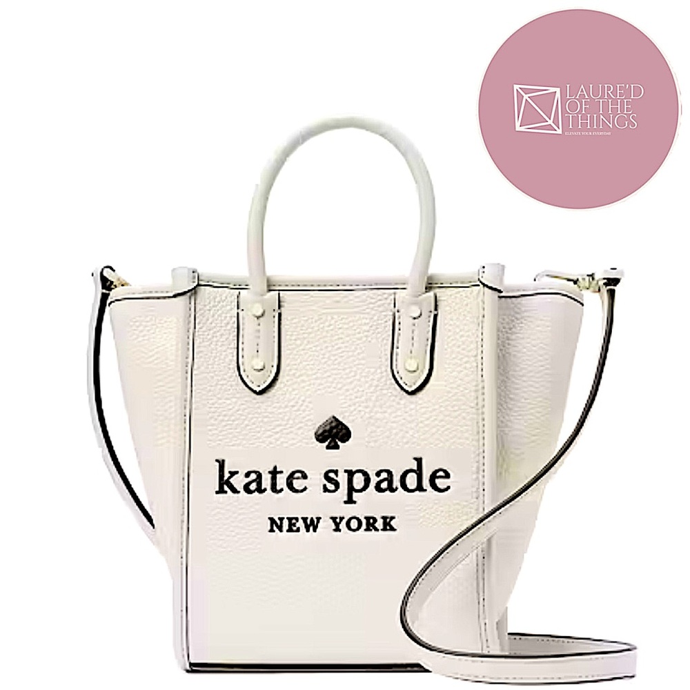 Kate Spade Ella Mini Tote- White Leather